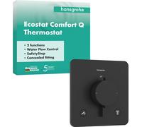 hansgrohe Thermostat UP Ecostat Comfort Q Kit de finition 2 consommateurs MSW, 1 pièce.
