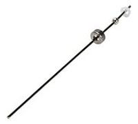 hansgrohe tige de levier 340 mm, boule 12 mm pour vannes de vidange de bassin