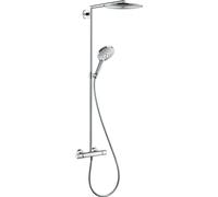Hansgrohe Tube de douche Raindance Select Chrom avec Kopfbrause Raindance Air 1jet 300mm