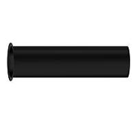 hansgrohe tuyau 53428670 300mm, droit, avec planche, laiton, noir mat