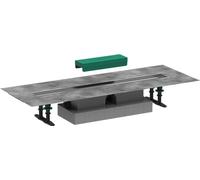 hansgrohe uBox Kit complet universel (kit d'installation + corps de base) 700 mm pour installation plate des gouttières de douche hansgrohe (RainDrain Rock et RainDrain Match), évacuation de sol