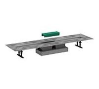 hansgrohe uBox set complet universel 56020180 100 cm, pour installation à plat pour caniveaux de douche kits prêts à l'emploi