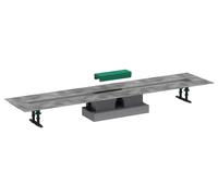 Hansgrohe uBox universal - Ensemble complet pour caniveaux de douche linéaires 1200, pour installation standard, inox 56027180
