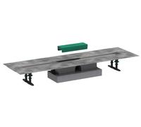 hansgrohe uBox universal set complet 56019180 90 cm, pour Plomberie plat pour sets prêts à l'emploi Rigole de douche