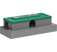 hansgrohe uBox Universal GK pour caniveaux de douche Boîtier d'écoulement pour installation à plat, 1 pièce.