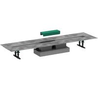 hansgrohe uBox universal kit complet, installation plate 1000 pour kit de finition de caniveau de douche, 56020180