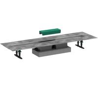 hansgrohe uBox universal kit complet, installation plate pour kit de finition de caniveau de douche 900mm, 56019180