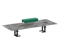 Hansgrohe uBox universal - Kit d'installation pour caniveaux de douche linéaires 600, inox 56010180