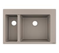 Hansgrohe Évier en granit S 51 77x51 cm Gris/Graphite/Onyx 43315380