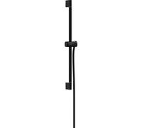 hansgrohe Unica barre de douche Pulsify S 65 cm avec support manuel à bouton-poussoir et flexible de douche Isiflex 160 cm, noir mat