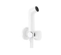Hansgrohe - Vanne murale avec douchette Bidet, blanc mat 29230700