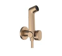 Hansgrohe - Vanne murale avec douchette Bidet, bronze brossé 29230140