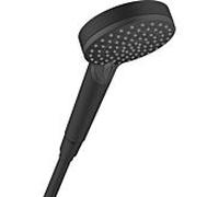 hansgrohe Vernis Blend 100 Vario douchette à main 26340670 EcoSmart, noir mat, pomme de douche