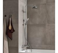 hansgrohe Vernis Blend Colonne de douche en applique avec bec déverseur, Mitigeur thermostatique, 26079000,