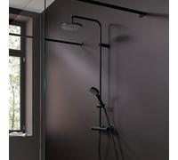 hansgrohe Vernis Blend Colonne de douche en applique avec mitigeur thermostatique, 26089670,