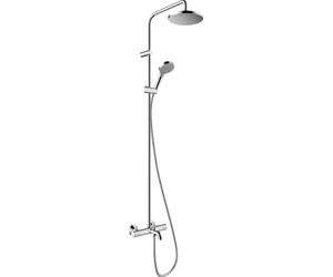 Hansgrohe Vernis Blend ensemble de douche mural avec thermostat avec douche pluie chrome 26079000