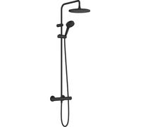 Hansgrohe Vernis Blend kit baignoire-douche mural avec thermostat avec douche pluie noir 26428670