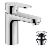 Hansgrohe Mitigeur lavabo Vernis Blend 100 CH3 CoolStart avec vidage clic-clac Chromé