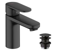 Hansgrohe Mitigeur de lavabo Vernis Blend – bonde Push-Open, CoolStart, noir mat 71589670