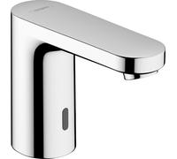 hansgrohe Vernis Blend Mitigeur lavabo électronique avec pré-sélection de la température, alimentation par piles, chrome