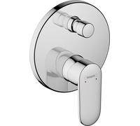 hansgrohe Vernis Blend Mitigeur monocommandé encastré pour bain, combiné de sécurité intégré, 71467000, Couleur: chrome