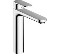 hansgrohe Vernis Blend Mitigeur monocommandé pour lavabo 190 avec alimentation en eau isolée et vidage à tirette chrome, saillie 169 mm, 71572000