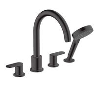 Hansgrohe Vernis Blend - Mitigeur sur le bord de baignoire, installation 4 trous, noir mat 71456670