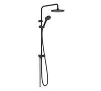 Hansgrohe Ensemble de douche mural Vernis Blend 200 EcoSmart 1 jet noir mat 26099670