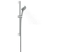 Hansgrohe Set de douche Vernis Blend Vario 100 26279000 EcoSmart chromé avec barre Cometta 65 cm