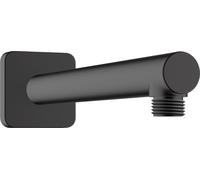 hansgrohe Vernis Shape Bras de douche 24 cm, 26405670, Couleur: noir mat