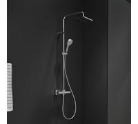 Hansgrohe Vernis Shape ensemble de douche mural avec thermostat oui chrome 26097000