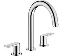 hansgrohe Vernis Shape Mélangeur lavabo 3 trous 71563000 avec tirant garniture de vidange , chromé
