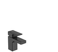 Hansgrohe Mitigeur de lavabo sur pied Vernis Shape 71560670 EcoSmart avec vidage à tirette Noir mat