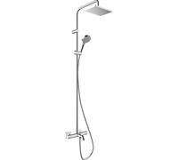 Hansgrohe Kit baignoire-douche mural Vernis Shape avec thermostat Chrome 26098000