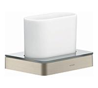 hansgrohe Verre dentaire Axor 42834820 verre, montage mural, nickel brossé