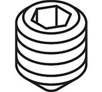 hansgrohe vis sans tête M6x8mm 98444000