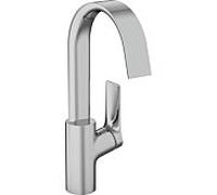 hansgrohe Vivenis 210 mitigeur lavabo 75030000 avec bec pivotant et tirette- garniture de vidange , chromé