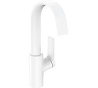 hansgrohe Vivenis 210 mitigeur lavabo 75032700 avec bec pivotant, sans garniture de vidange , blanc mat