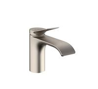 hansgrohe Vivenis 75010821 Robinet de salle de bain à 1 trou pour lavabo de salle de bain 1,2 GPM, nickel brossé