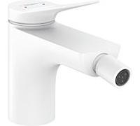 hansgrohe Vivenis mélangeur de bidet 75200700 avec tirette garniture de vidange , blanc mat