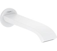hansgrohe bec de bain 75410700 montage mural, saillie 202 mm, blanc mat
