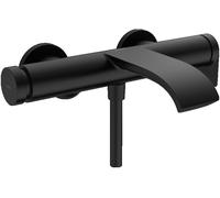 Hansgrohe Mitigeur bain-douche mural Vivenis 75420670 monocommande apparent saillie 216 mm noir mat