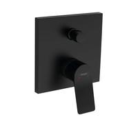 Hansgrohe Vivenis - Mitigeur de baignoire encastré, 2 sorties, noir mat 75415670