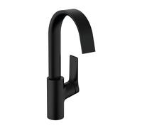 Hansgrohe Mitigeur de lavabo Vivenis 210 monocommande bec pivotant portée 139 mm noir mat 75032670