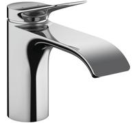 Hansgrohe - Vivenis Mitigeur de lavabo 80 avec tirette et vidage, bec cascade, chrome