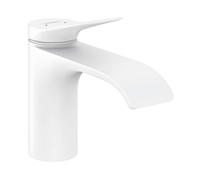 Hansgrohe Vivenis - Mitigeur de lavabo 80, EcoSmart, blanc mat 75012700