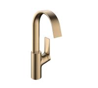 Hansgrohe Vivenis - Mitigeur d'évier avec bonde et bec pivotant, EcoSmart, bronze brossé 75030140