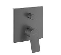 Hansgrohe Vivenis - Mitigeur encastré, 2 sorties, chrome noir brossé 75415340