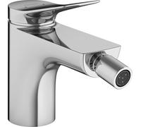 hansgrohe Vivenis Mitigeur monocommande pour bidet avec garniture de vidage à tige, chrome