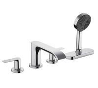 Hansgrohe Vivenis - Mitigeur sur le bord de baignoire, installation 4 trous, Sbox, chrome 75444000